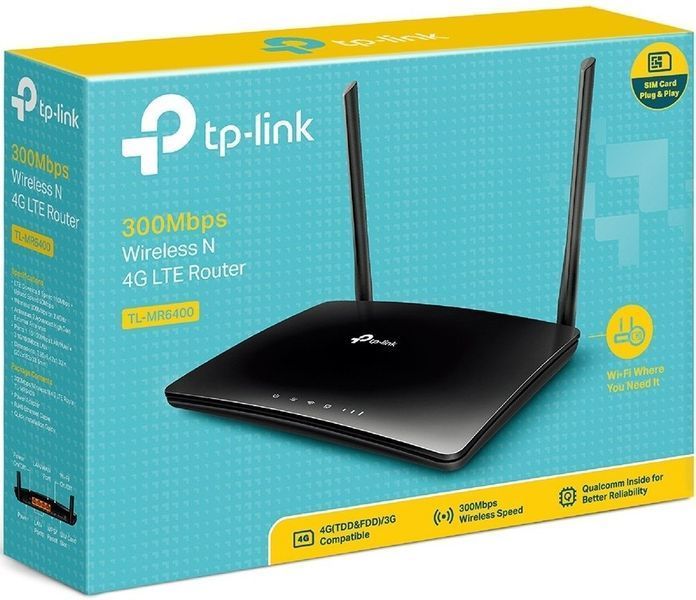 Бездротовий маршрутизатор (роутер) TP-Link TL-MR6400 TL-MR6400 фото
