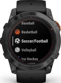 Смарт-годинник Garmin Fenix 7X Pro Solar Slate Gray w. Black Band (010-02778-00/01) 010-02778-00/01 фото