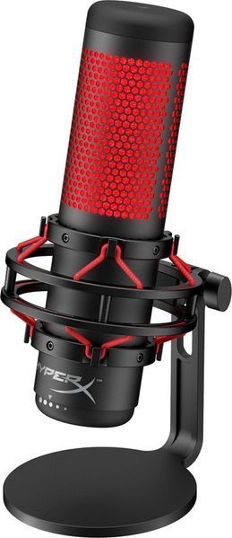 Мікрофон для ПК/ для стрімінгу, подкастів HyperX Quadcast (HX-MICQC-BK) 4P5P6AA фото