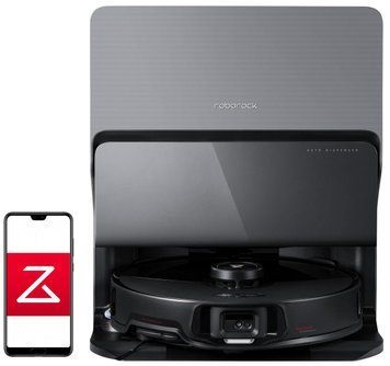 Робот-пылесос с влажной уборкой RoboRock S8 MaxV Ultra Black S8MVU52-00 фото