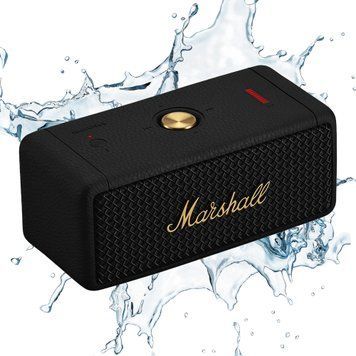 Портативная колонка Marshall Emberton II Black and Brass (1006234) 1006234 фото