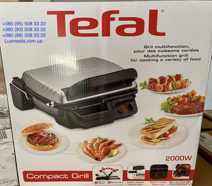 Электрогриль прижимной Tefal GC3050 GC305012 фото