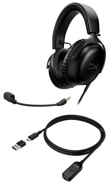 Наушники с микрофоном HyperX Cloud III Black (727A8AA) 727A8AA фото