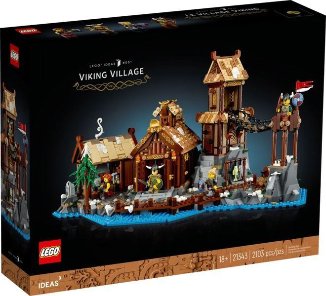 Блоковий конструктор LEGO Ideas Село вікінгів (21343) 21343 фото