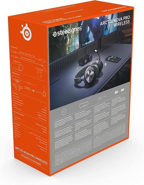 Наушники с микрофоном SteelSeries Arctis Nova Pro Wireless Black (61520) 61520 фото