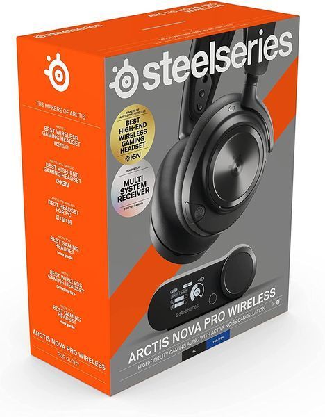 Наушники с микрофоном SteelSeries Arctis Nova Pro Wireless Black (61520) 61520 фото