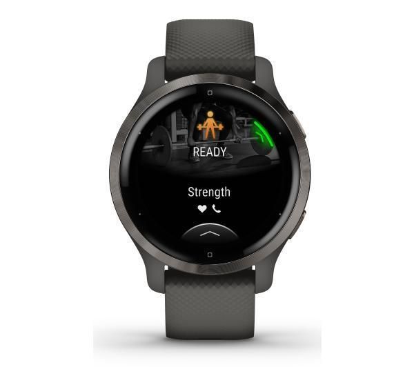 Смарт-часы Garmin Venu 2S Slate Bezel with Graphite Case and Silicone Band (010-02429-10/00) 010-02429-10/00 фото