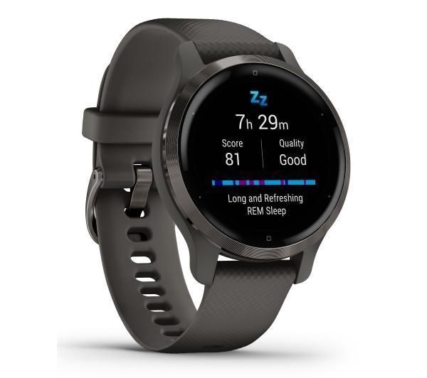 Смарт-часы Garmin Venu 2S Slate Bezel with Graphite Case and Silicone Band (010-02429-10/00) 010-02429-10/00 фото