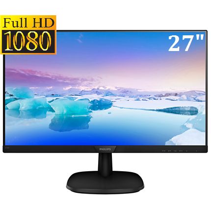 Монітор Philips V-Line 273V7QDSB/00 (27 дюймів, Full HD, режим LowBlue) 273V7QDSB фото