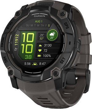 Смарт-годинник Garmin Instinct 3 50mm AMOLED Black with Charcoal Band (010-03020-00/40) 010-03020-00 фото