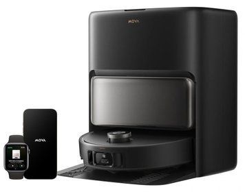 Робот-пилосос з вологим прибиранням MOVA V50 Ultra Black RLV72LE фото