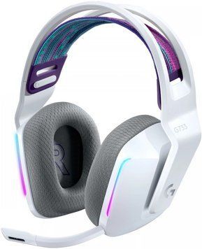 Навушники з мікрофоном Logitech G733 Lightspeed Wireless RGB WHITE (981-000883) 981-000883 фото