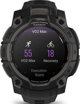 Смарт-часы Garmin Instinct 3 45mm AMOLED Black with Black Band (010-02936-00/40) 010-02936-00 фото