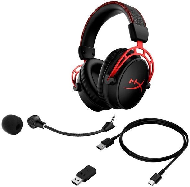 Наушники с микрофоном HyperX Cloud Alpha Wireless Black (4P5D4AA) 4P5D4AA фото