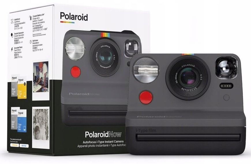 Фотокамера миттєвого друку Polaroid Now Gen 2 Black (009095) 009095 фото